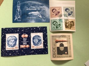 Bulgaria Space Exploration 4  cancelled  stamps sheet A8985