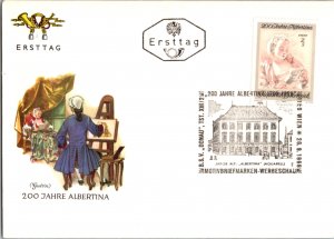 Austria, Worldwide First Day Cover, Art