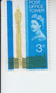 1965 Great Britain Post Office Tower (Scott 438) MNH