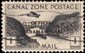 Canal Zone Scott CO7 Used.