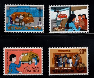 South Vietnam Scott 351-354 MH* Mobile Post office set