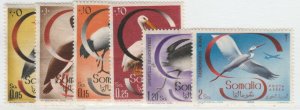 1959 Somalia Water Birds Stork Ibis Pelicans Egret MNH** Set A27P6F21822-