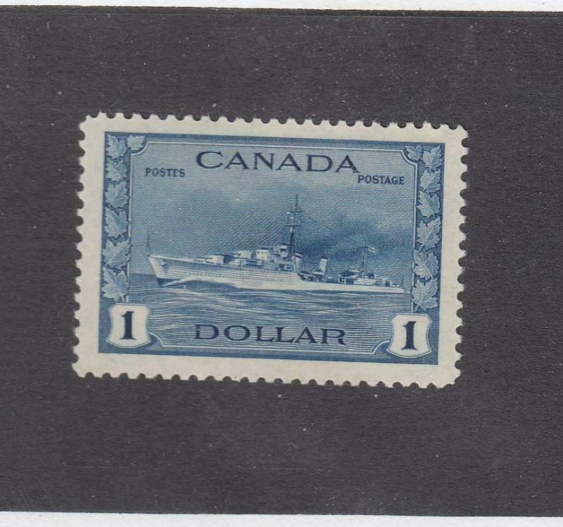 CANADA (MK3311) # 262 VF-MNH  $1 TRIBAL CLASS DESTROYER/ RCN CAT VALUE $150