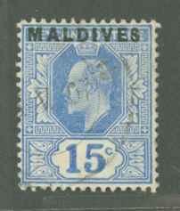 Maldive Islands 5 Used C 