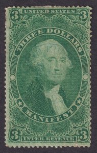 US Scott R86c  $3.00  Manifest Revenue Stamp Used Lot US233 bhmstamps