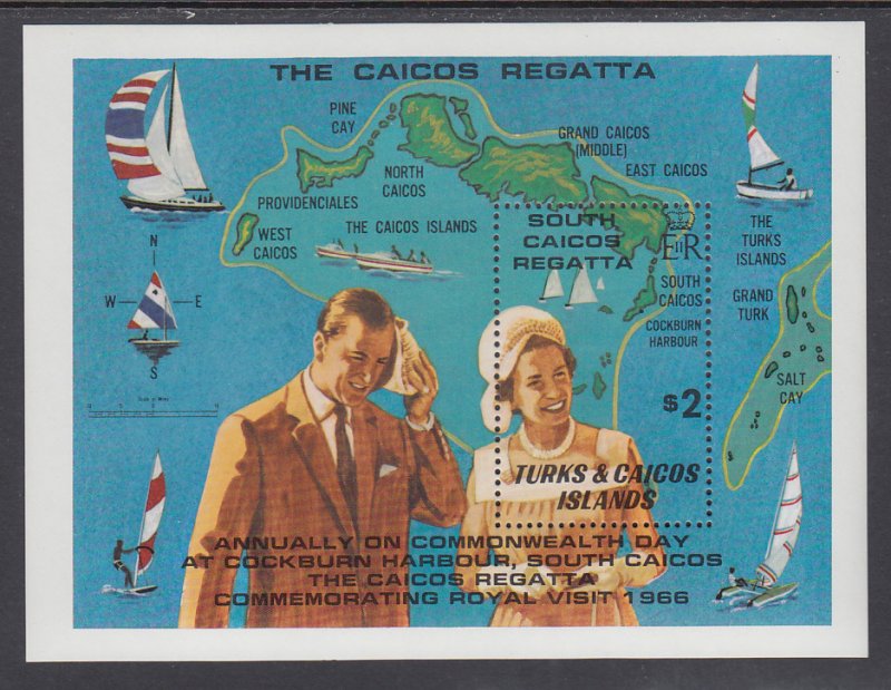 Turks and Caicos 467 Souvenir Sheet MNH VF