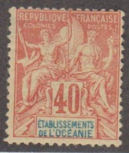 French Polynesia Scott #15 Stamp - Used Single