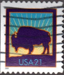 US Used 21 cent Scott# 3484 Buffalo VF