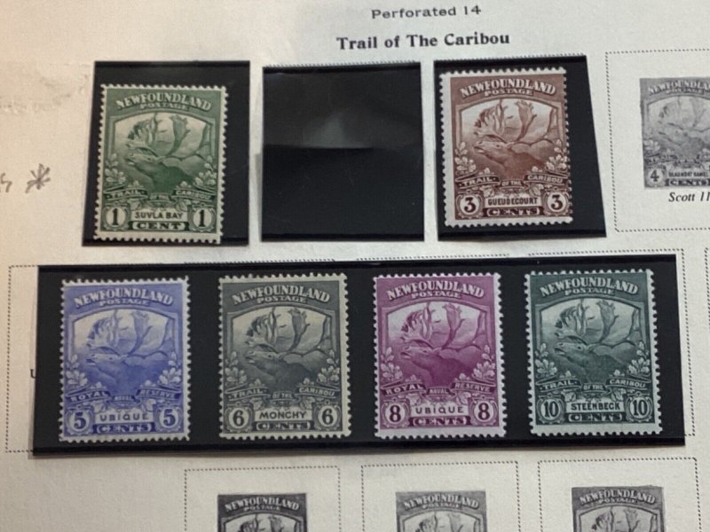 ICOLLECTZONE Newfoundland 115, 117, 119-122 F/VF hinged