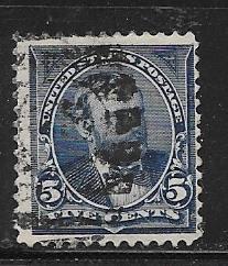 US # 281-5c Grant Blue (U) CV. $2.25