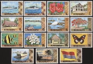 KIRIBATI Scott 327-340A VF/MNH-1979 Pictorial Definitive Complete Set