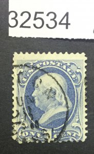 US STAMPS #156 USED LOT #32534