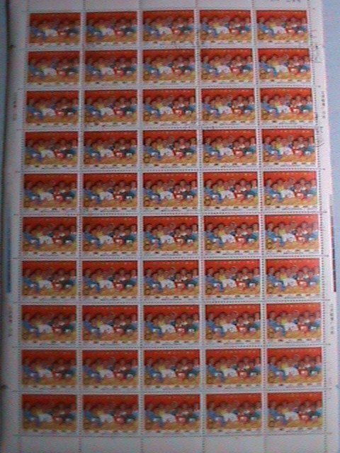 CHINA 1966 SC#907-16 WOMEN WITH VERIOUS OCCUPATIONS MINT SHEET OF 10 CTO VF