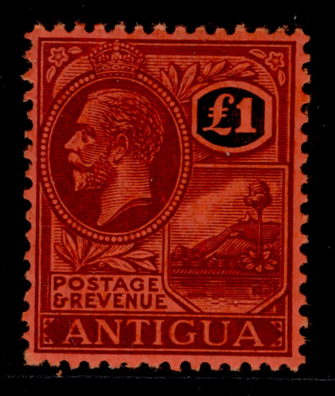 ANTIGUA SG61, £1 purple and black/red, NH MINT. Cat £250.