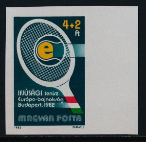 Hungary B324 imperf MNH European Junior Tennis Cup