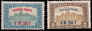 Hungary Scott C1-C2 Unused with hinge remnant.