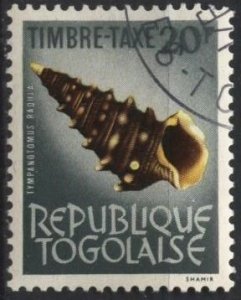 Togo J63 (used cto) 20fr shells: Tympanotonus redula (1964)