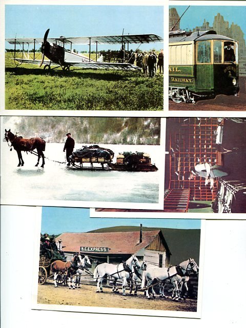 Canada 1974 set of 5 Postcards Mint VF     Lakeshore Philatelics