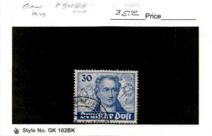 Germany - Berlin, Postage Stamp, #9N63 Used, 1949 Goethe, Faust (ACC)