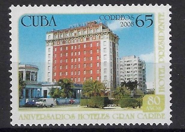 CUBA Sc# 4891  CUBAN HOTELS tourism 65c  2008  MNH