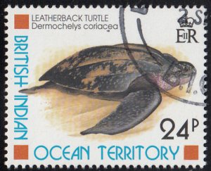 BIOT 1996 used Sc #182 24p Leatherback Turtles