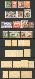 New Zealand SG556/69 Set with Single Wmk M/M (2/- bend) Cat 170 pounds