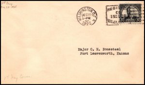 Scott 623 - 17 Cents Wilson - FDC - Typed Address Washington DC SCV - $15.00 