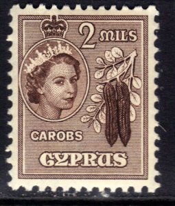 Cyprus 1955 - 60 QE2 2mils Carobs Umm SG 173 ( B369 )