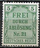 Germany, Prussia; 1903: Sc. # OL3: *-/MH Single Stamp