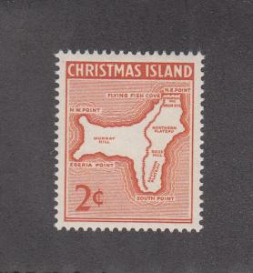 Christmas Island Scott #11 MH