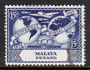 Malaya (Penang) - Scott #24 - Used - SCV $3.75