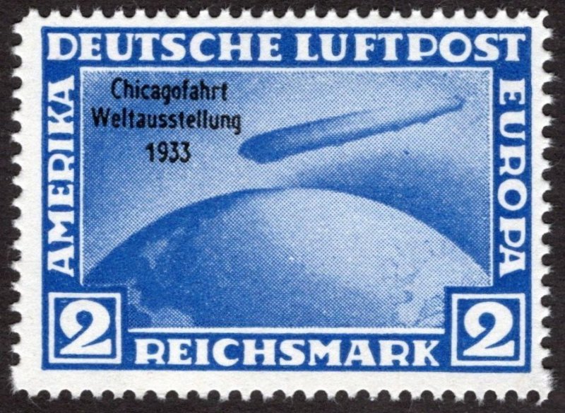 1933, Germany, Graf Zeppelin, MNH, REPRINT, Sc C44