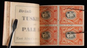 KENYA & UGANDA & TANGANYIKA 1938 KGVI 3s40 complete Booklet. MNH **.