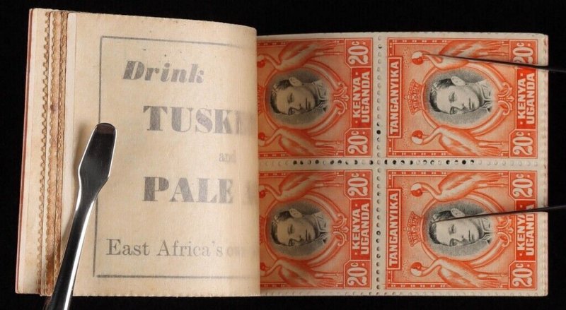 KENYA & UGANDA & TANGANYIKA 1938 KGVI 3s40 complete Booklet. MNH **.