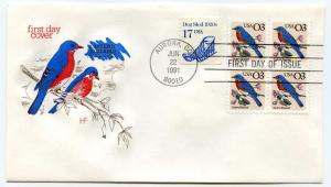 2478, 3c Bluebird, Farnam, HF, FDC