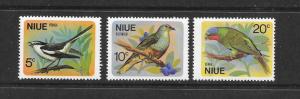 BIRDS - NIUE #139-41  MNH