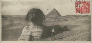 P0714 - EGYPT - Postal History - MAXIMUM CARD 1915 - PYRAMIDS