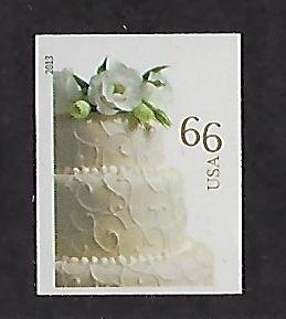 Modern Imperforate Stamps Catalog # 4735a Single Wedding Cake Type