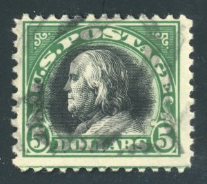 US Stamp #524 Franklin 2c - USED - CV $40.00