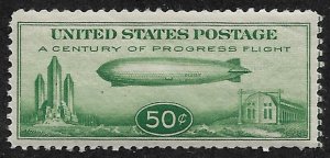 US #C18 SCV $150.00 XF JUMBO mint never hinged, super nice BABY ZEPPLEIN,  la...