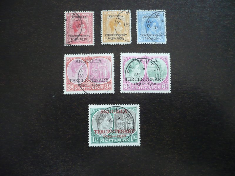 Stamps - St. Kitts-Nevis - Scott# 99-104 - Used Set of 6 Stamps