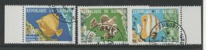 Thematic Stamps Animals - DDJIBOUTI 1978 FISHES 743/5  3v used