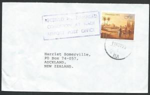 FIJI 1993 cover RECEIVED IN DAMAGED CONDITION NADI AIRPORT.................61741