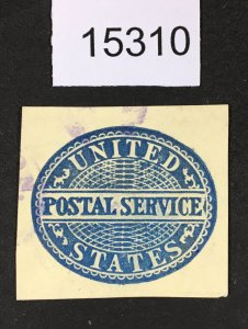 MOMEN: US STAMPS # UO16 USED $40 LOT #15310