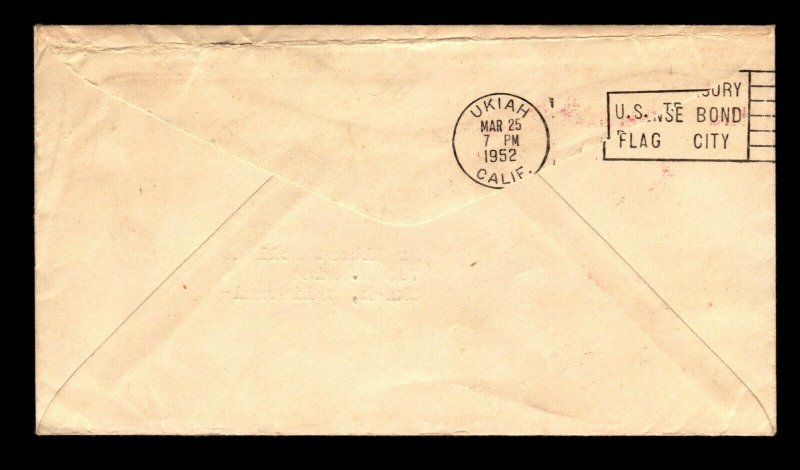 Philippines 1952 Uprated Cover to USA / Red Cross Slogan Cancel - L22592