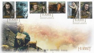 New Zealand The Hobbit The Desolation Of Smaug 2013 Movie LOTR (FDC) *adhesive