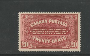 Canada # E 2, Unused, VF/XF, OG, H. CV $100.00