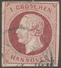Hanover #19 Used Single Stamp Imperf. cv $4.50