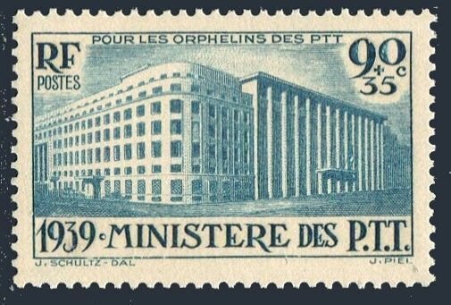 France B 83, MNH. Michel 442. Ministry of Post, Telegraph & Telephone, 1939.