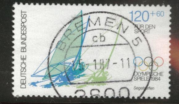 Germany  Scott B622 used 1984 Olympic stamp